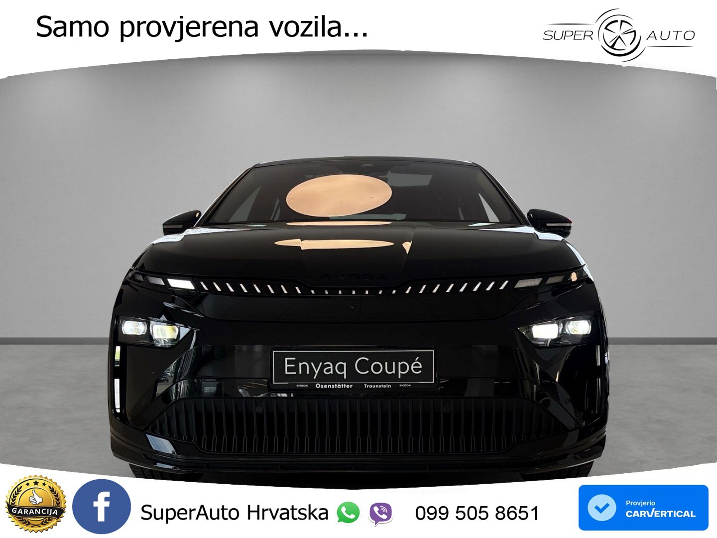 Škoda Enyaq Coupe iV 85 82 kWh (286 KS) SportLine LED+GR SJED+ACC