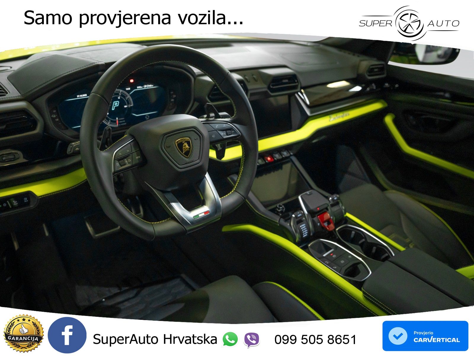 Lamborghini Urus SE 4.0 V8 (800 KS) 4WD Automatic LED+GR SJED+ACC