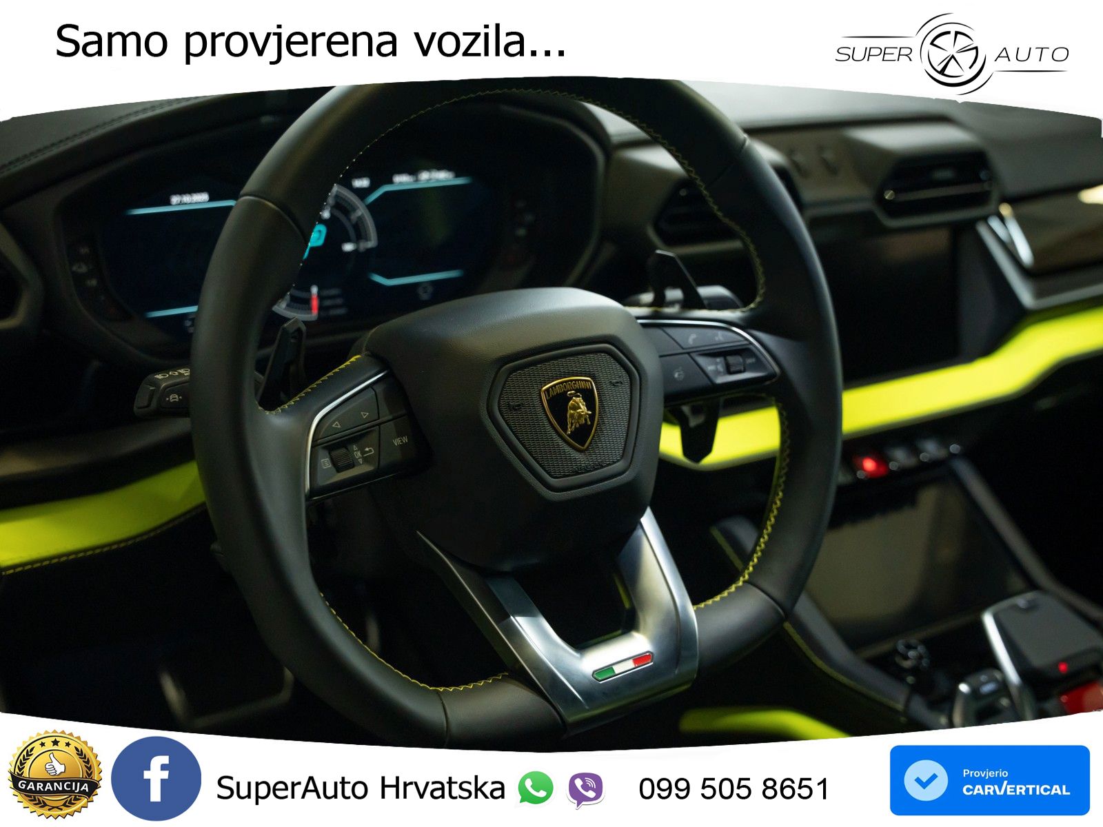 Lamborghini Urus SE 4.0 V8 (800 KS) 4WD Automatic LED+GR SJED+ACC