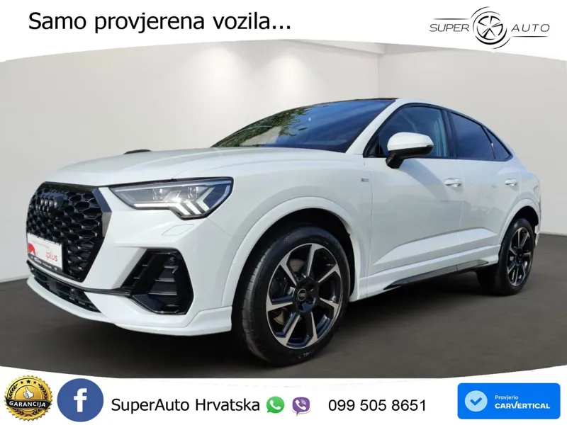 Audi Q3 Sportback 40 TDI (200 KS) quattro S tronic S line MATRIX+GR SJED+KAM