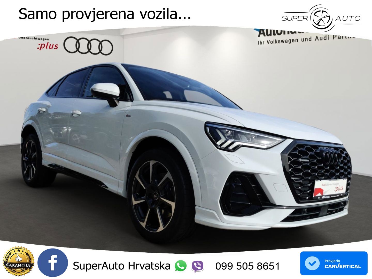 Audi Q3 Sportback 40 TDI (200 KS) quattro S tronic S line MATRIX+GR SJED+KAM