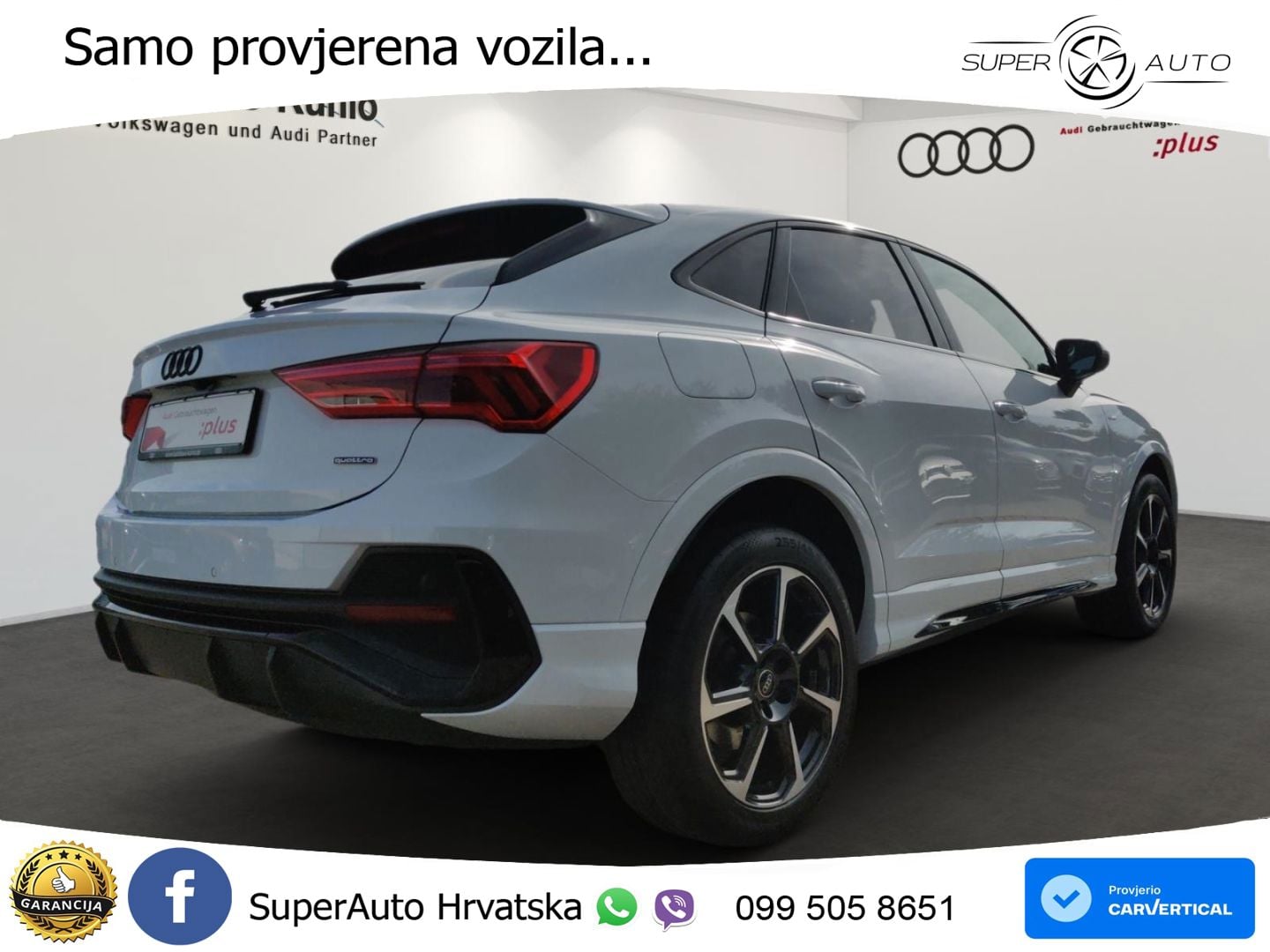 Audi Q3 Sportback 40 TDI (200 KS) quattro S tronic S line MATRIX+GR SJED+KAM