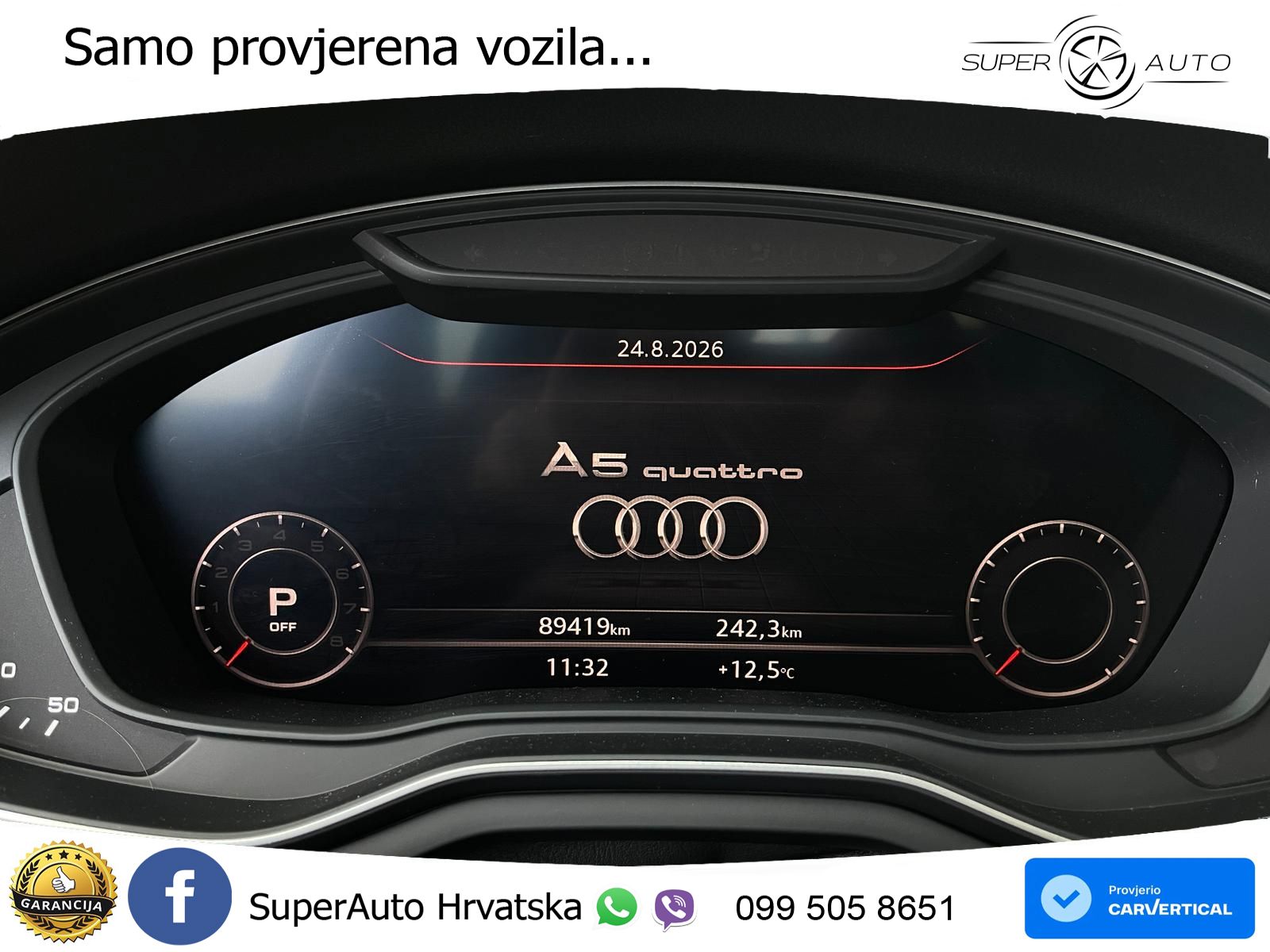 Audi A5 Sportback 45 TFSI (245 KS) quattro ultra S tronic S line MATRIX+GR SJED+KAM
