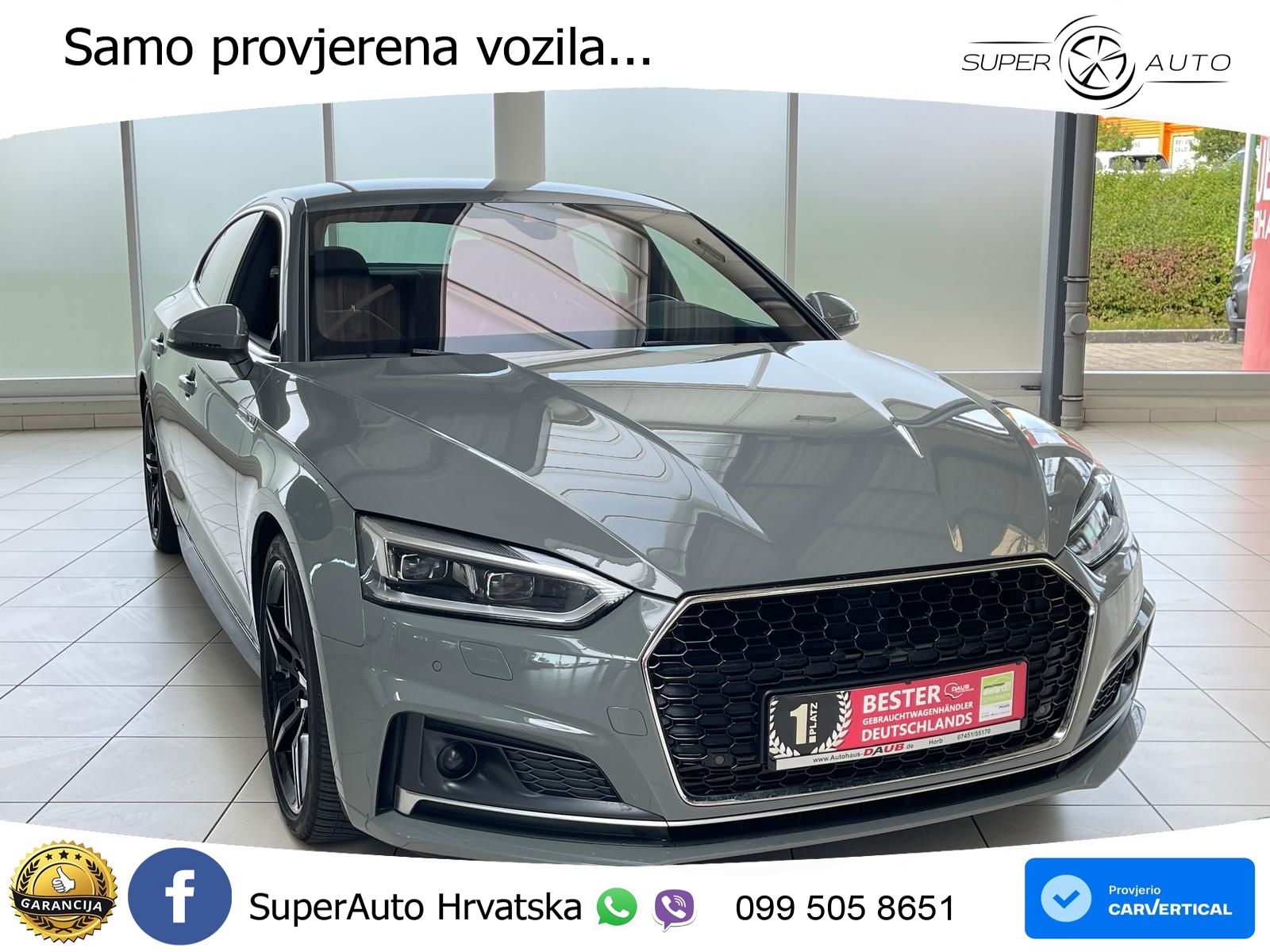Audi A5 Sportback 45 TFSI (245 KS) quattro ultra S tronic S line MATRIX+GR SJED+KAM