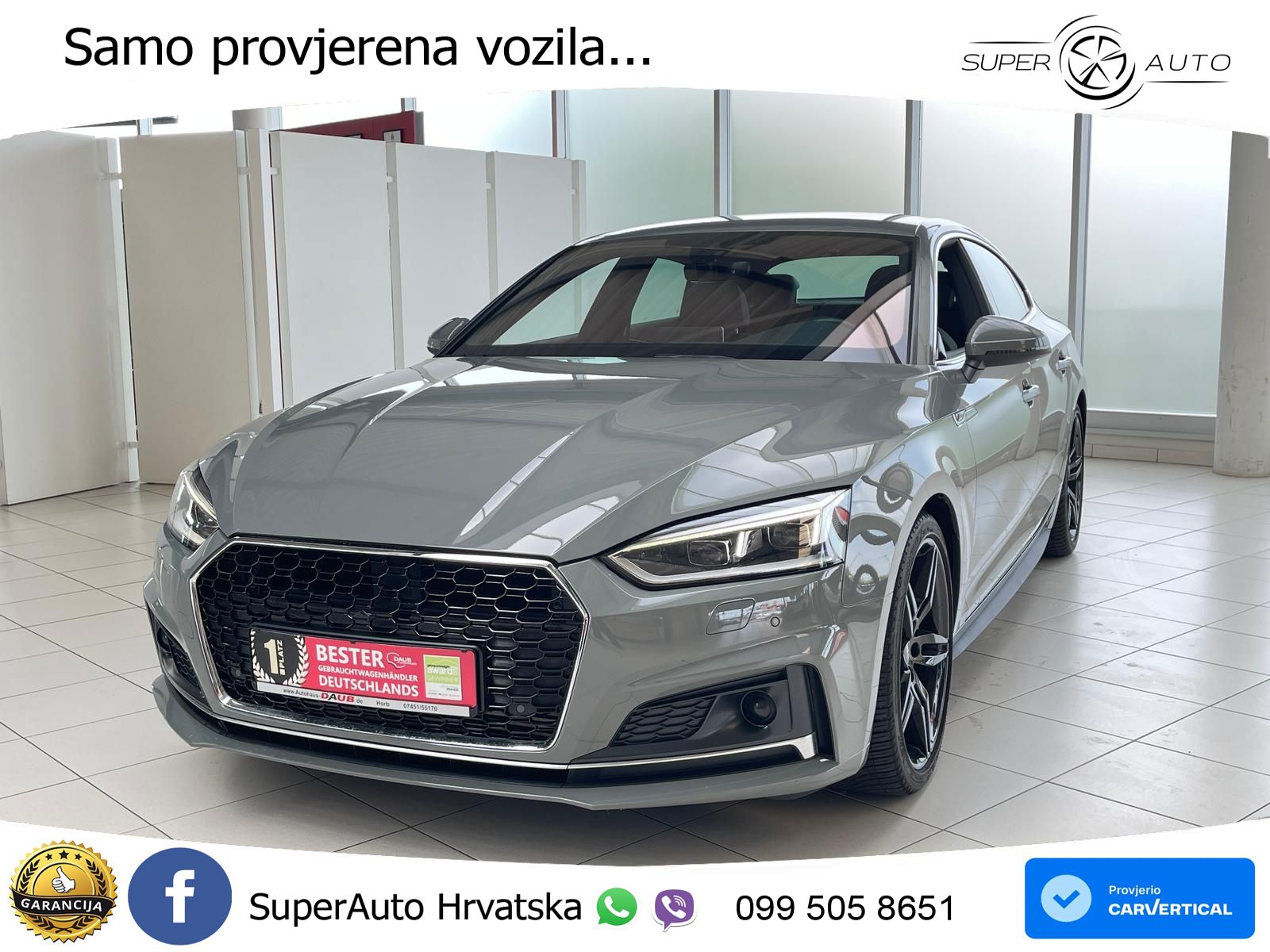 Audi A5 Sportback 45 TFSI (245 KS) quattro ultra S tronic S line MATRIX+GR SJED+KAM