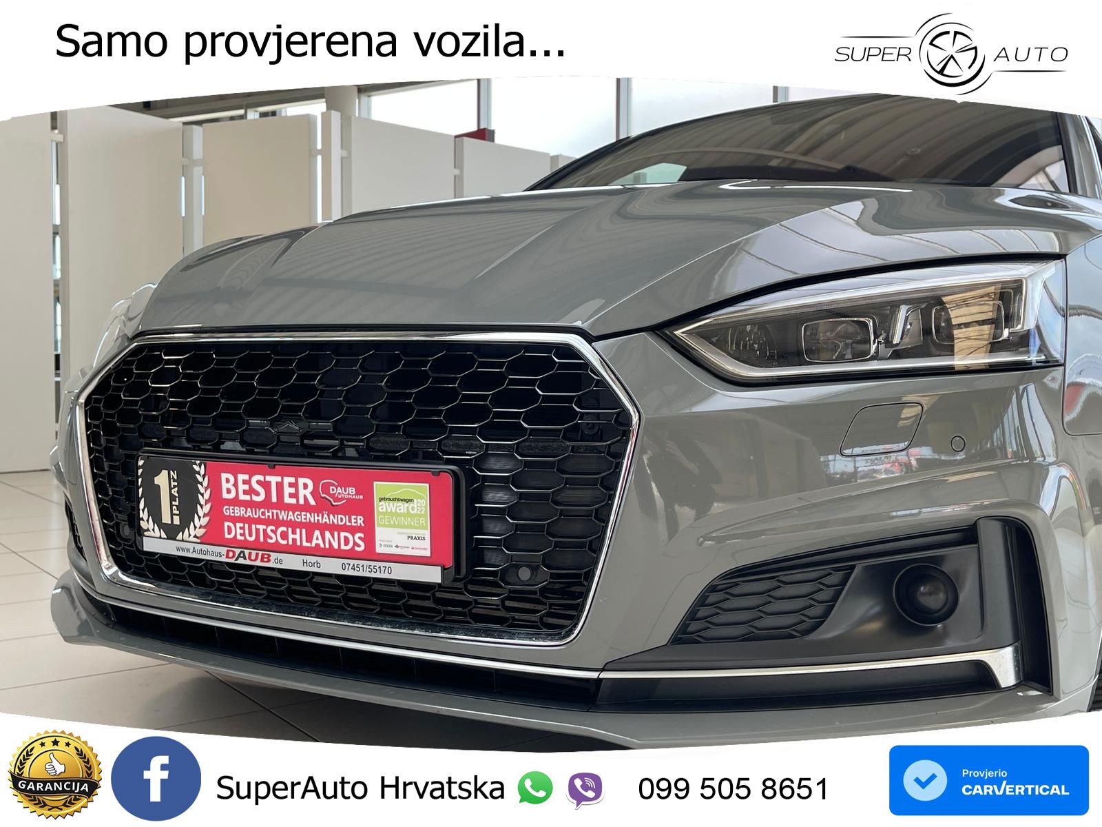 Audi A5 Sportback 45 TFSI (245 KS) quattro ultra S tronic S line MATRIX+GR SJED+KAM