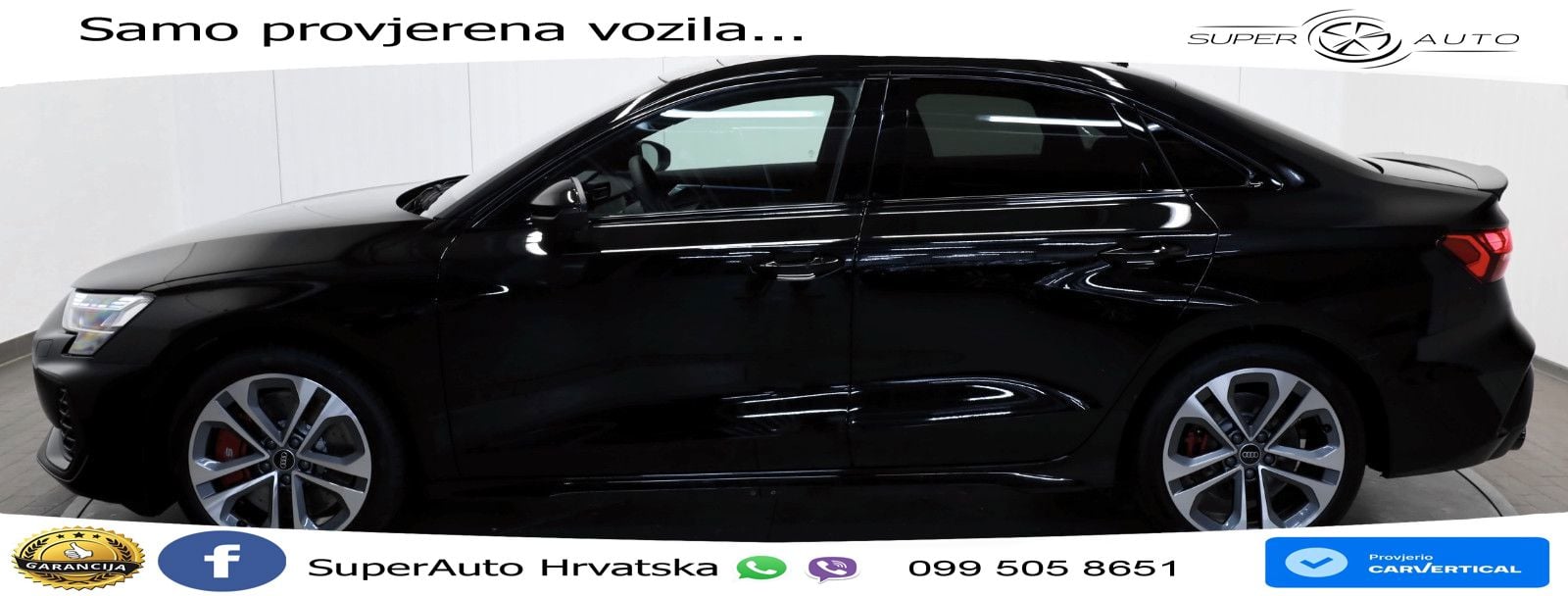 Audi S3 Limuzina 2.0 TFSI (333 KS) quattro S tronic MATRIX+GR SJED+KAM