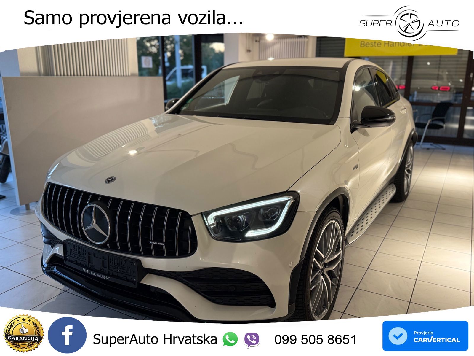 Mercedes GLC Coupe AMG 43 V6 (390 KS) 4MATIC TCT LED+GR SJED+ACC