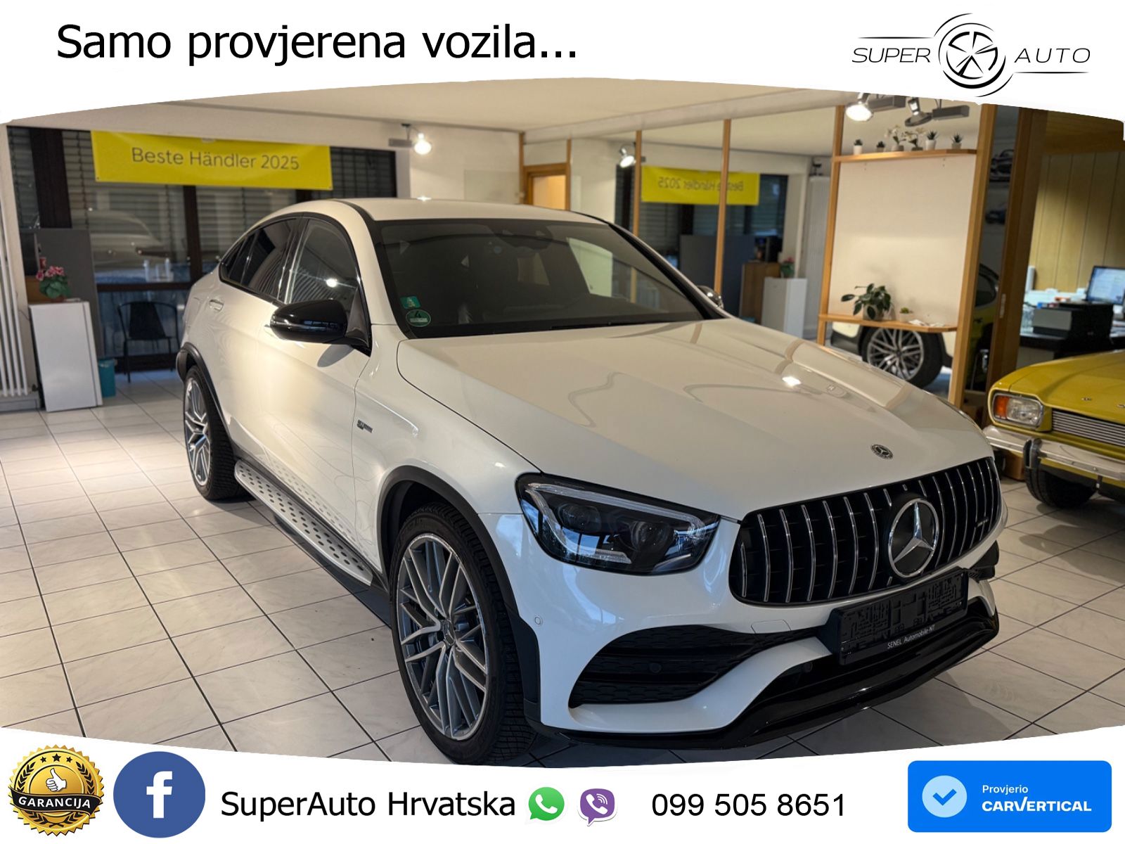 Mercedes GLC Coupe AMG 43 V6 (390 KS) 4MATIC TCT LED+GR SJED+ACC