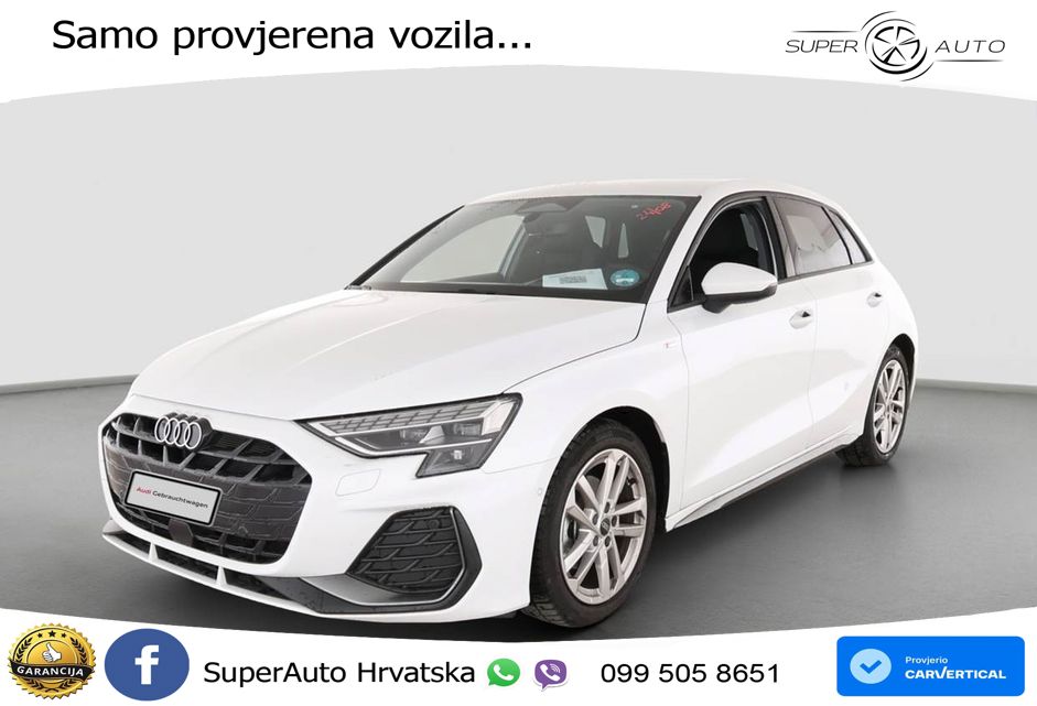 Audi A3 35 TFSI (150 KS) S tronic S line LED+GR SJED+ACC