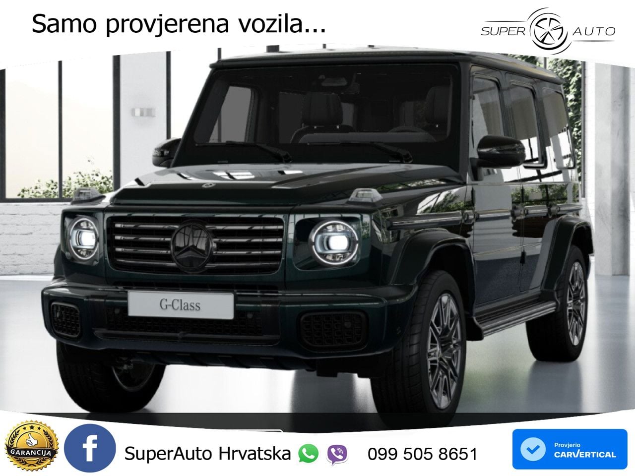 Mercedes G 450d Long (367 KS) 4MATIC 9G-TRONIC Exclusive LED+ACC