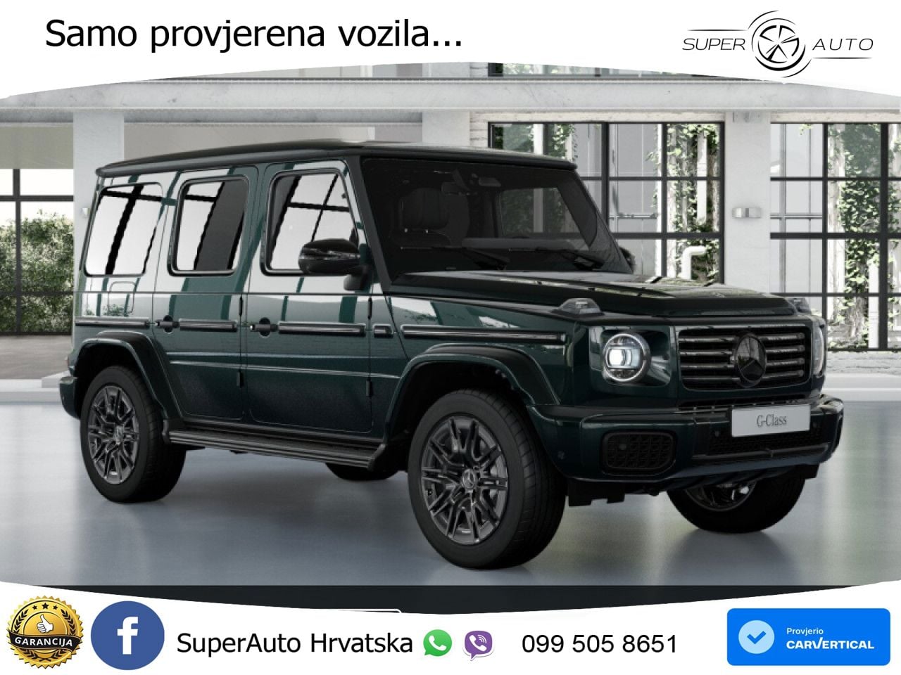 Mercedes G 450d Long (367 KS) 4MATIC 9G-TRONIC Exclusive LED+ACC