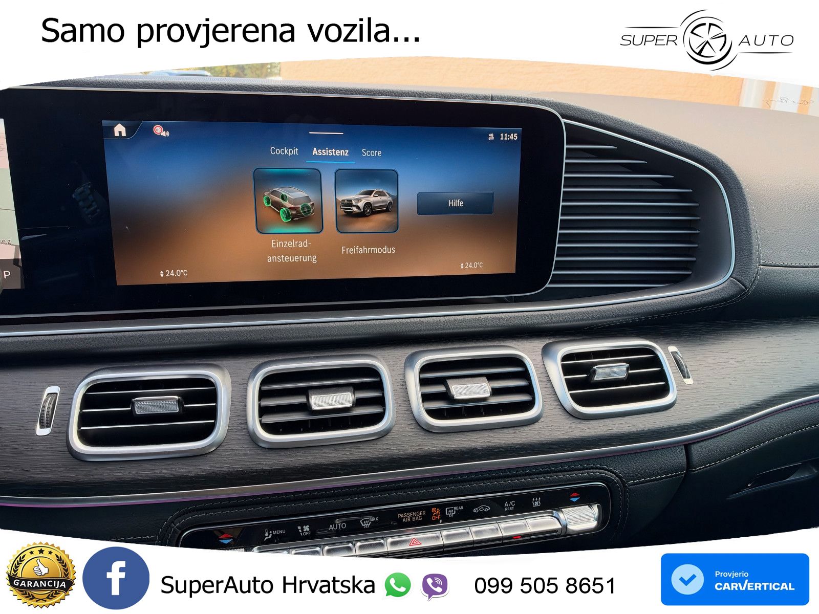 Mercedes GLE 580 V8 (517 KS) EQ Boost 4MATIC 9G-TRONIC AMG ACC+HEAD+GR SJED+360+PANO