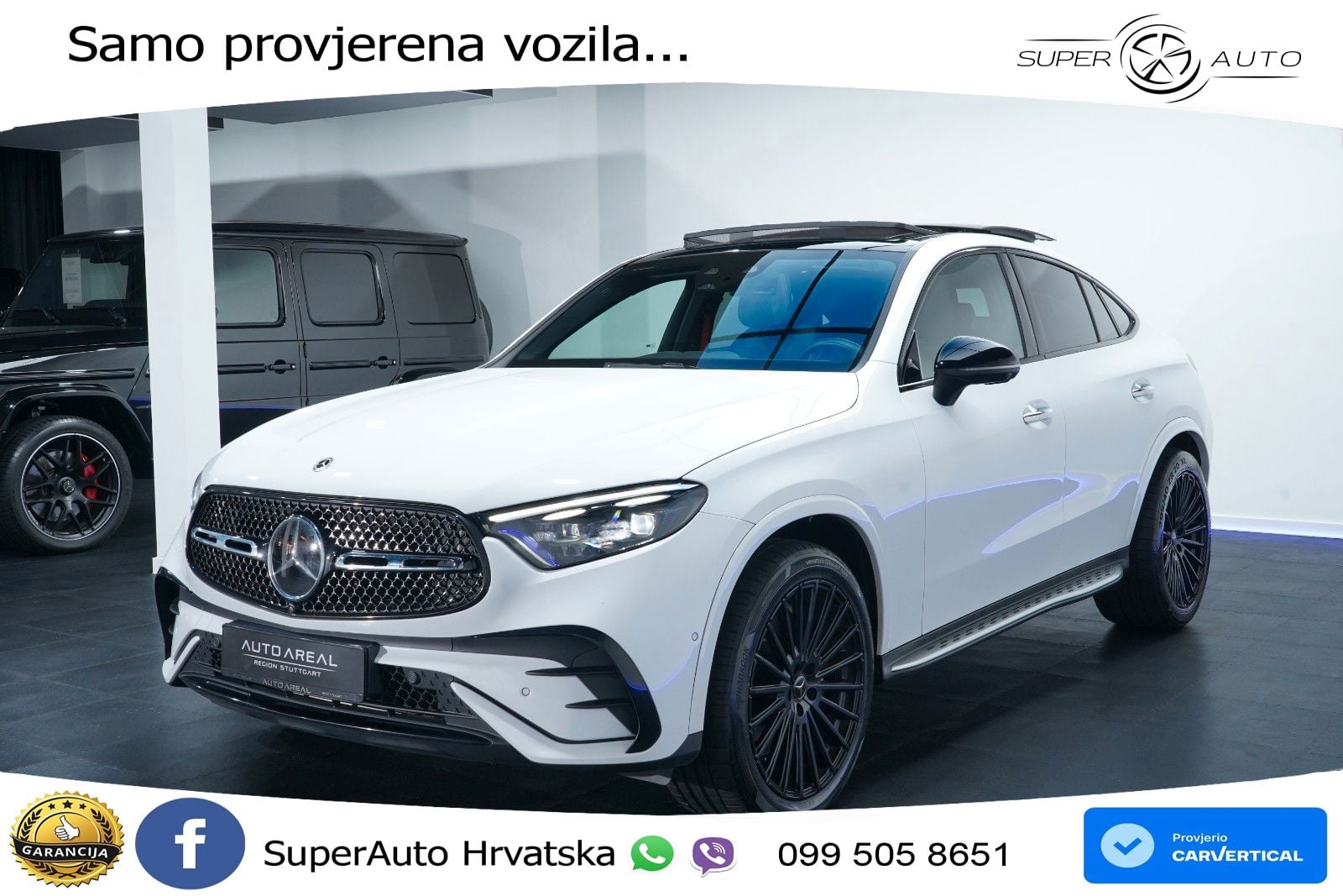 Mercedes GLC Coupe 450d (367 KS) 4MATIC 9G-TRONIC ACC+HEAD+4xGR SJED+360+PANO