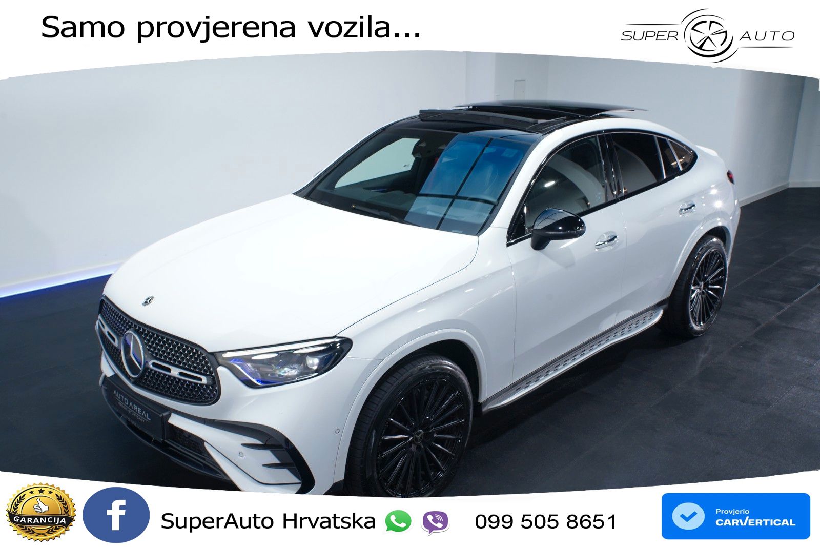 Mercedes GLC Coupe 450d (367 KS) 4MATIC 9G-TRONIC ACC+HEAD+4xGR SJED+360+PANO