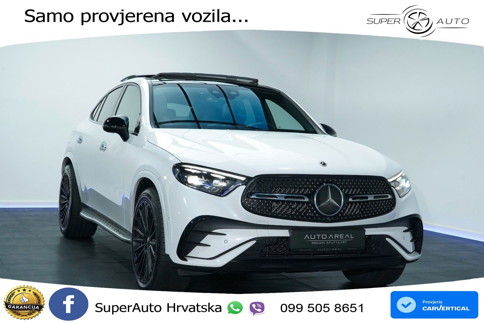 Mercedes GLC Coupe 450d (367 KS) 4MATIC 9G-TRONIC ACC+HEAD+4xGR SJED+360+PANO