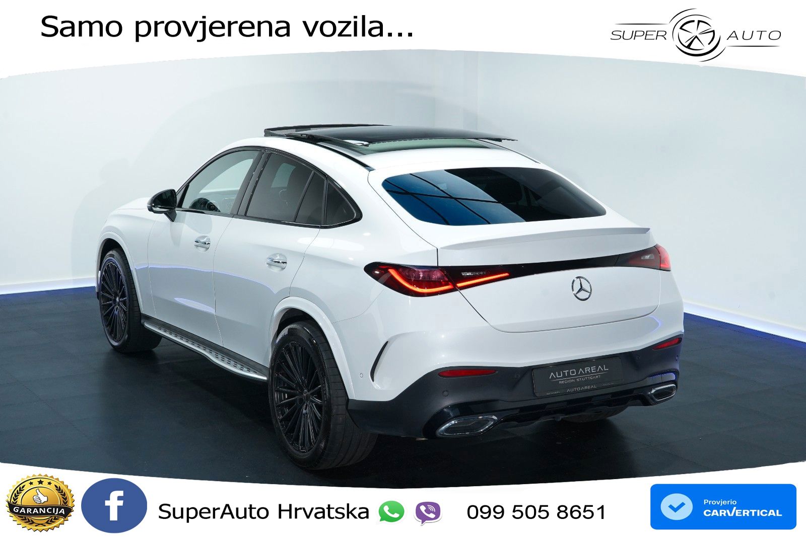 Mercedes GLC Coupe 450d (367 KS) 4MATIC 9G-TRONIC ACC+HEAD+4xGR SJED+360+PANO