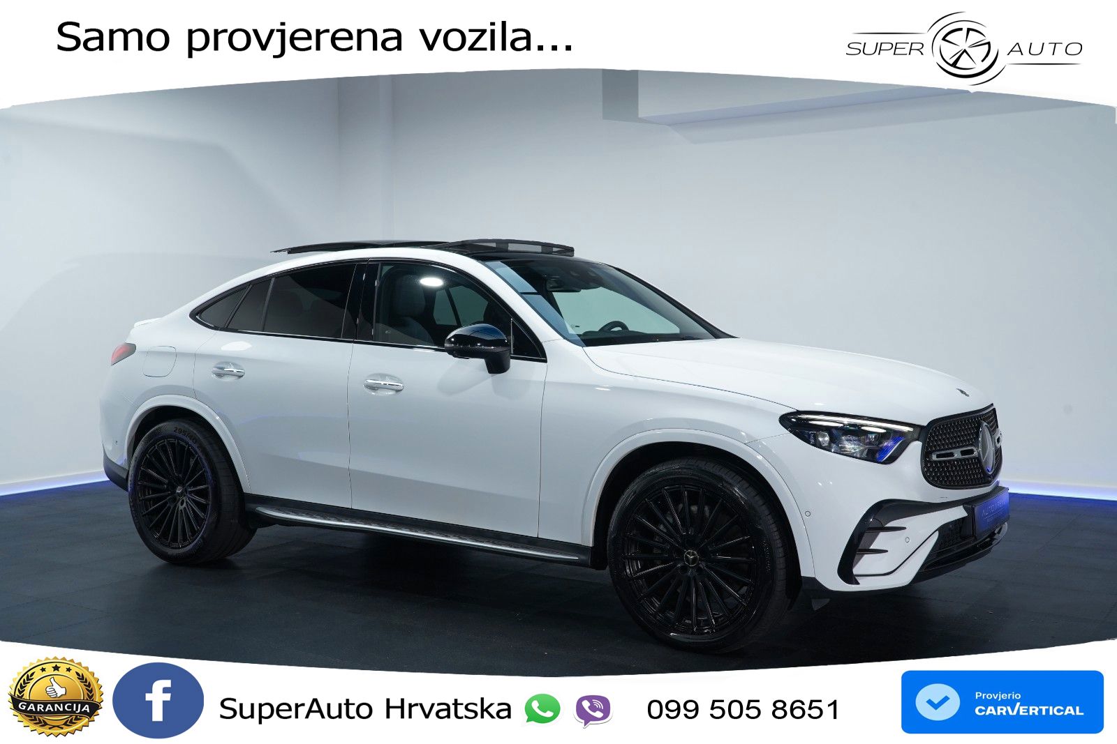 Mercedes GLC Coupe 450d (367 KS) 4MATIC 9G-TRONIC ACC+HEAD+4xGR SJED+360+PANO