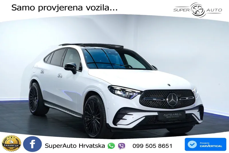 Mercedes GLC Coupe 450d (367 KS) 4MATIC 9G-TRONIC ACC+HEAD+4xGR SJED+360+PANO
