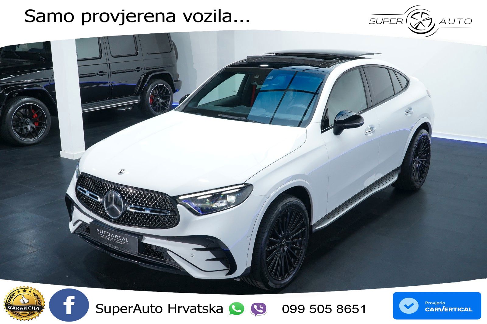 Mercedes GLC Coupe 450d (367 KS) 4MATIC 9G-TRONIC ACC+HEAD+4xGR SJED+360+PANO