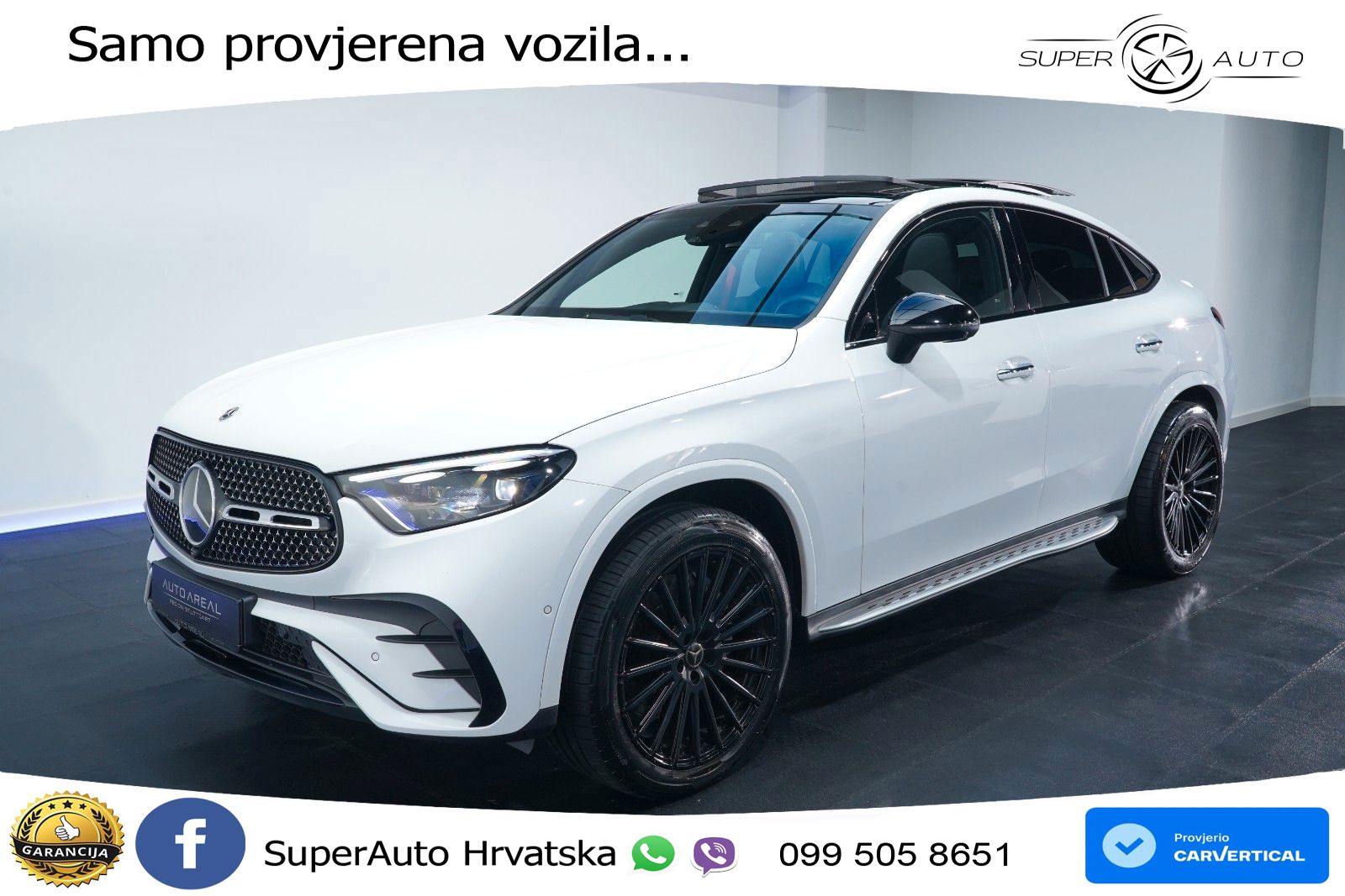 Mercedes GLC Coupe 450d (367 KS) 4MATIC 9G-TRONIC ACC+HEAD+4xGR SJED+360+PANO