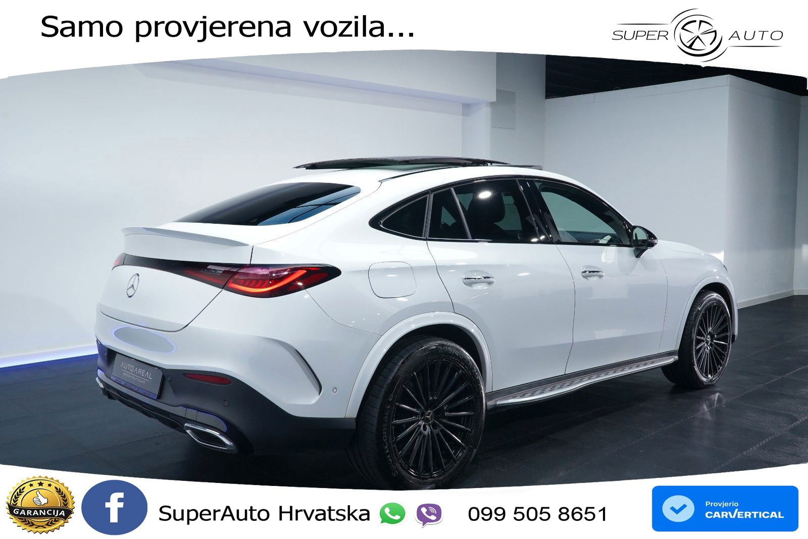 Mercedes GLC Coupe 450d (367 KS) 4MATIC 9G-TRONIC ACC+HEAD+4xGR SJED+360+PANO