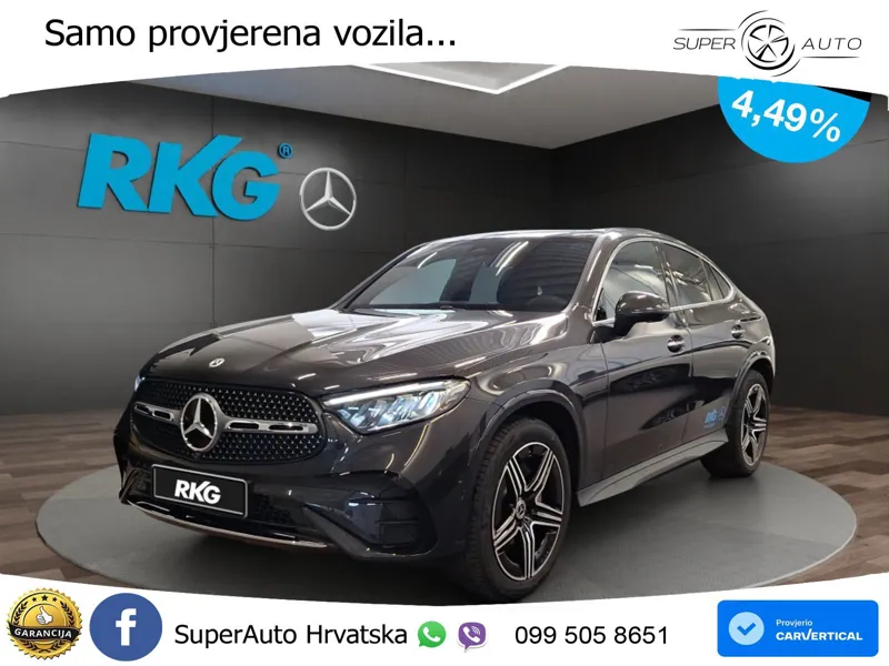 Mercedes GLC Coupe 200 (204 KS) 4MATIC 9G-TRONIC AMG ACC+GR SJED+360+PANO