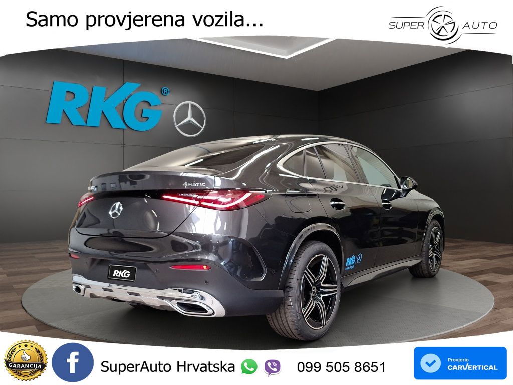 Mercedes GLC Coupe 200 (204 KS) 4MATIC 9G-TRONIC AMG ACC+GR SJED+360+PANO