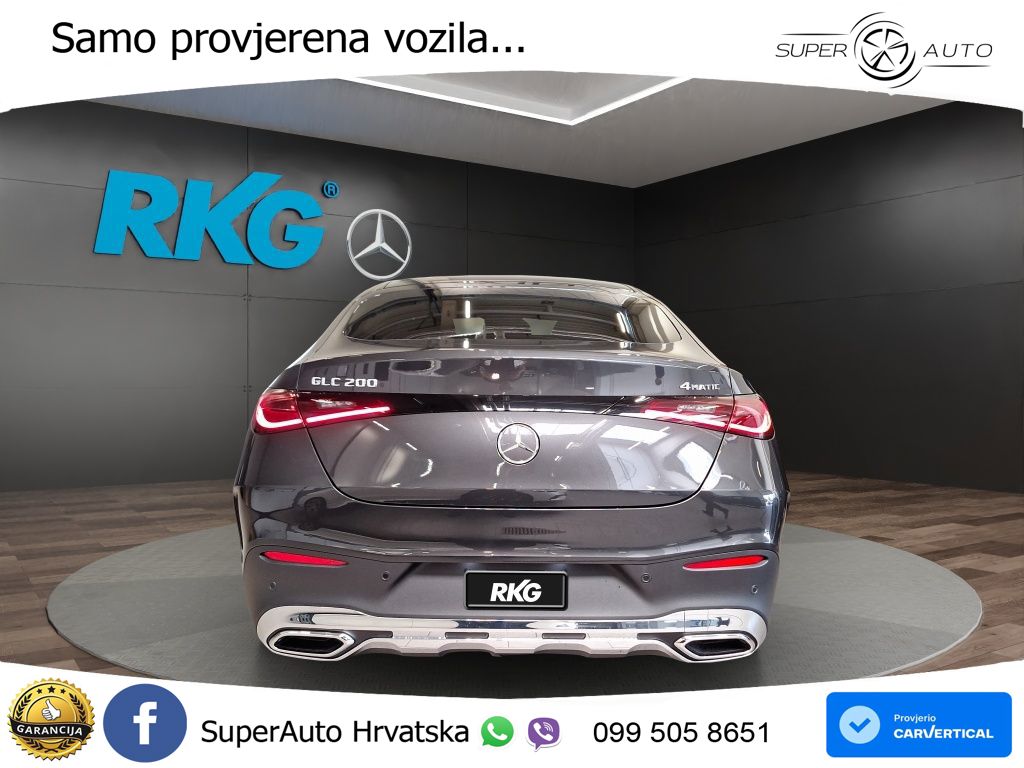 Mercedes GLC Coupe 200 (204 KS) 4MATIC 9G-TRONIC AMG ACC+GR SJED+360+PANO