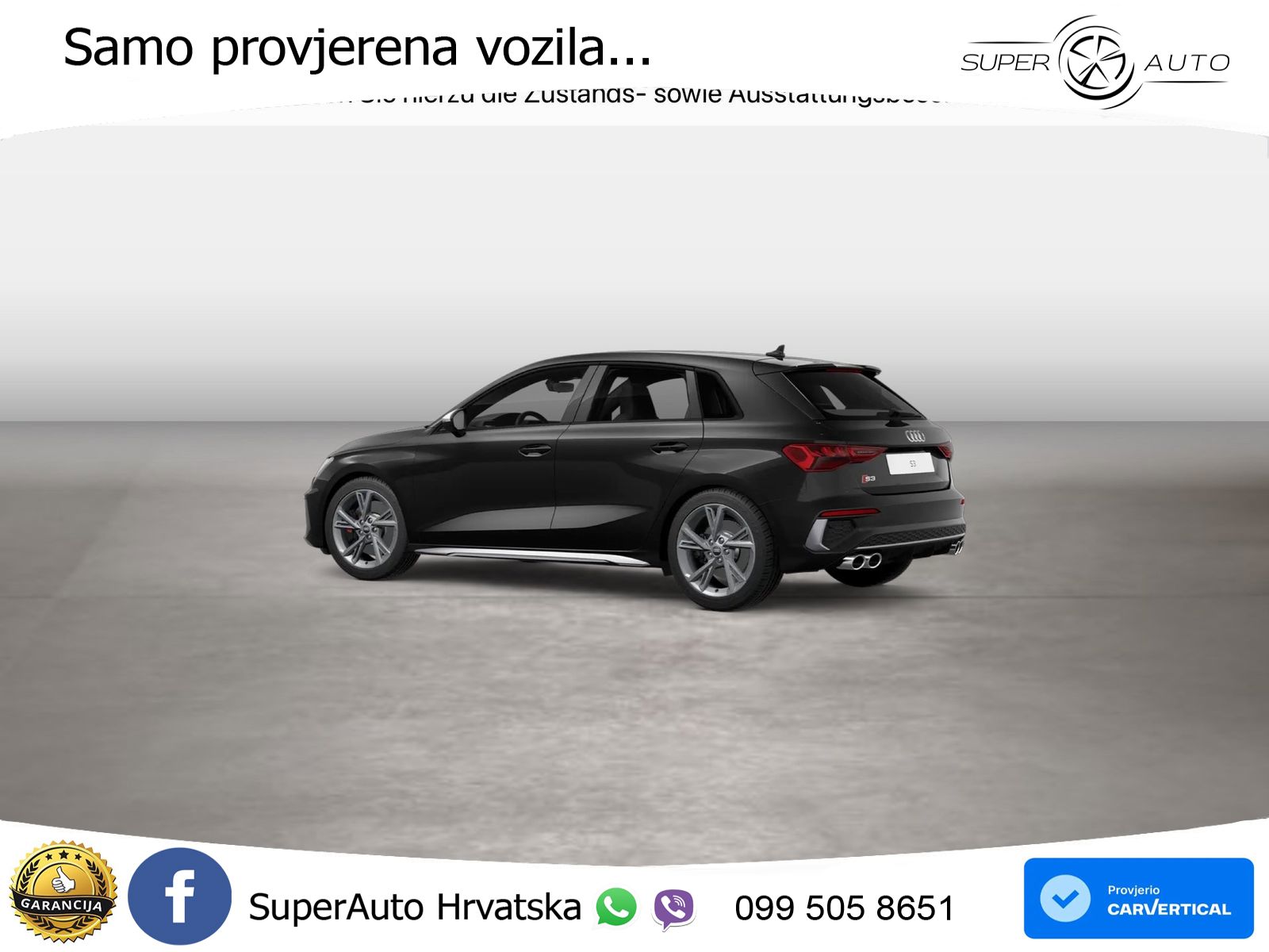 Audi S3 2.0 TFSI (310 KS) quattro S tronic