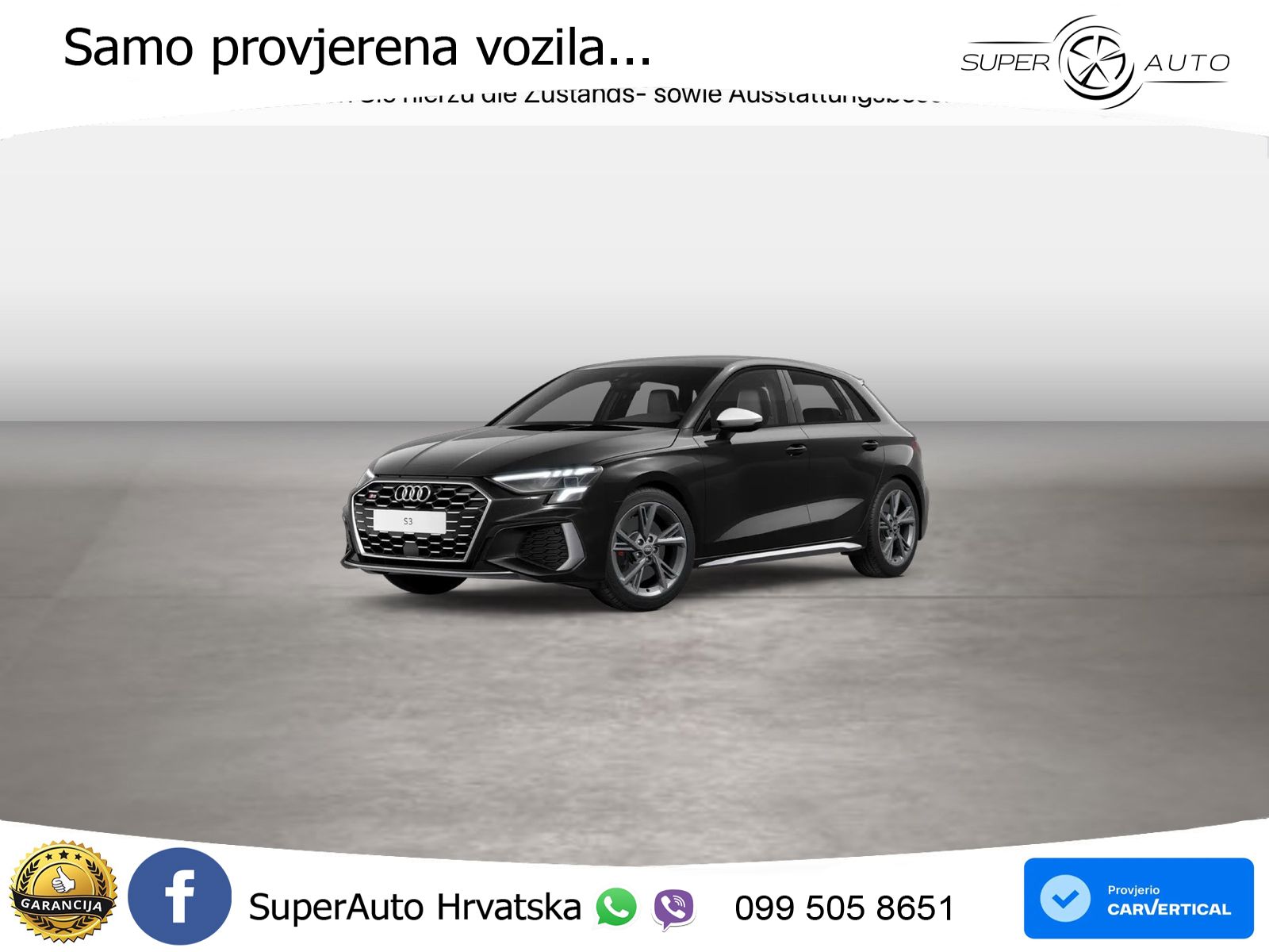 Audi S3 2.0 TFSI (310 KS) quattro S tronic