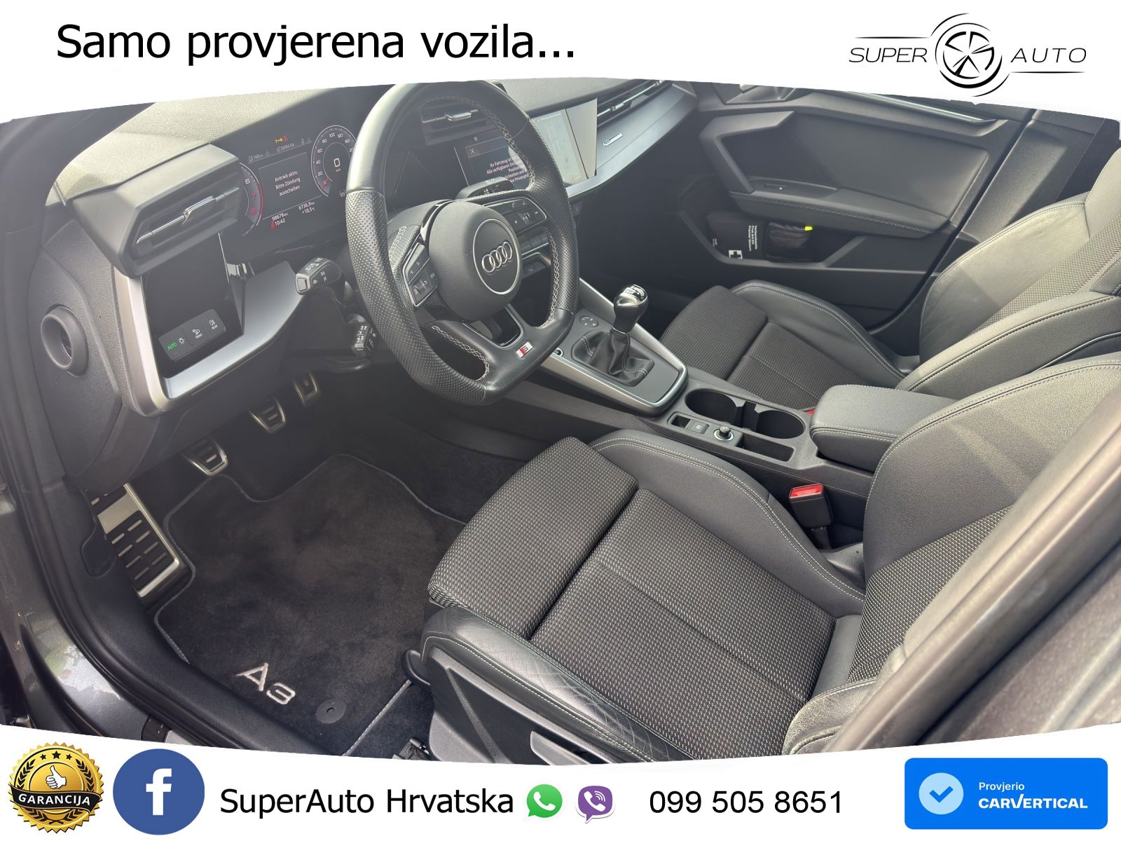 Audi A3 Limuzina 35 TFSI (150 KS) S line LED+GR SJED+ACC