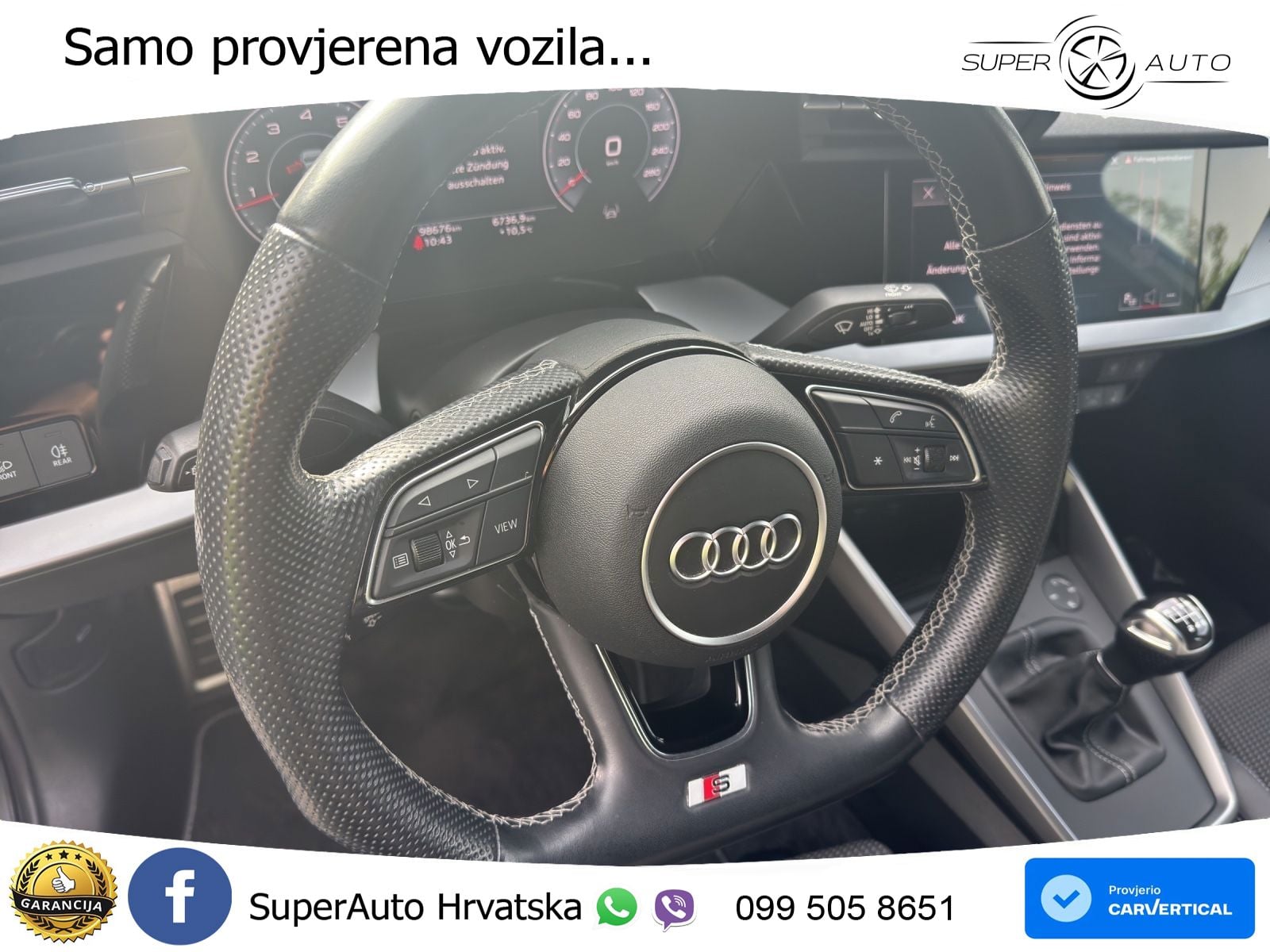 Audi A3 Limuzina 35 TFSI (150 KS) S line LED+GR SJED+ACC