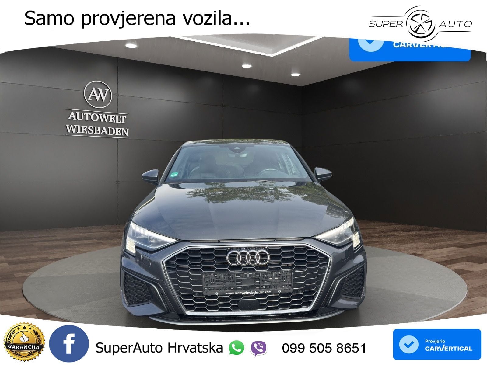 Audi A3 Limuzina 35 TFSI (150 KS) S line LED+GR SJED+ACC