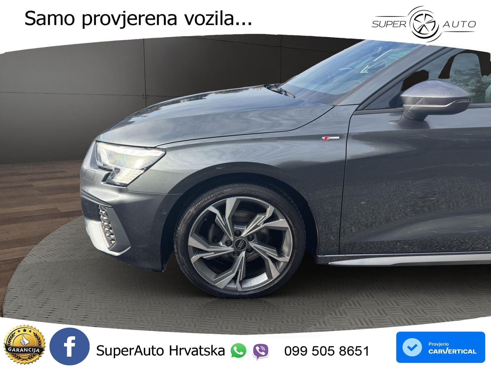 Audi A3 Limuzina 35 TFSI (150 KS) S line LED+GR SJED+ACC