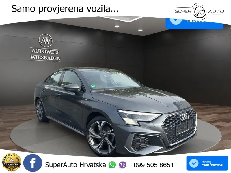 Audi A3 Limuzina 35 TFSI (150 KS) S line LED+GR SJED+ACC