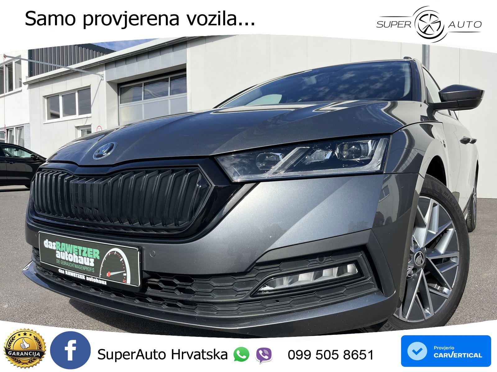 Škoda Octavia Combi 2.0 TDI (150 KS) 4x4 DSG LED+GR SJED+ACC