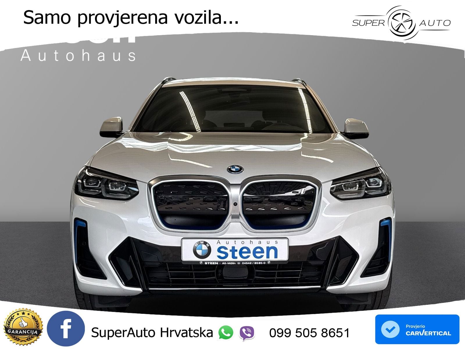 BMW iX3 80 kWh (286 KS) LED+GR SJED+ACC