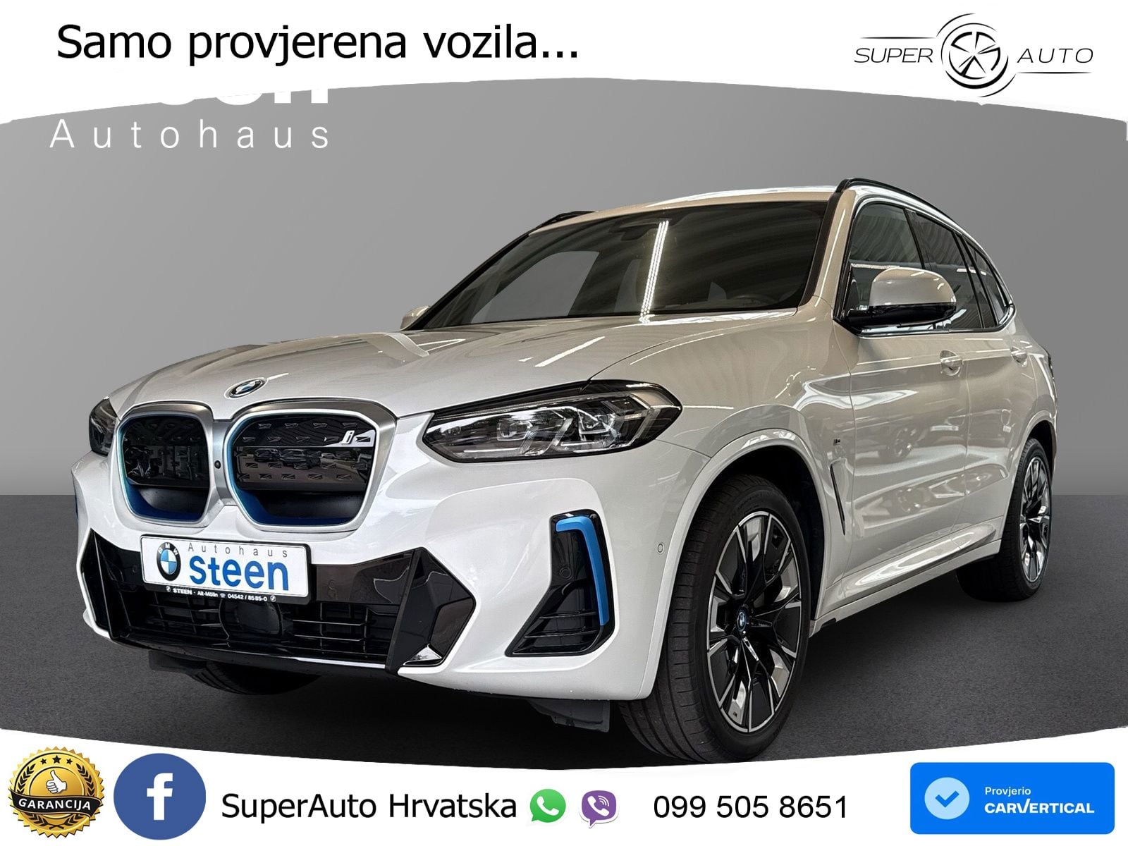 BMW iX3 80 kWh (286 KS) LED+GR SJED+ACC