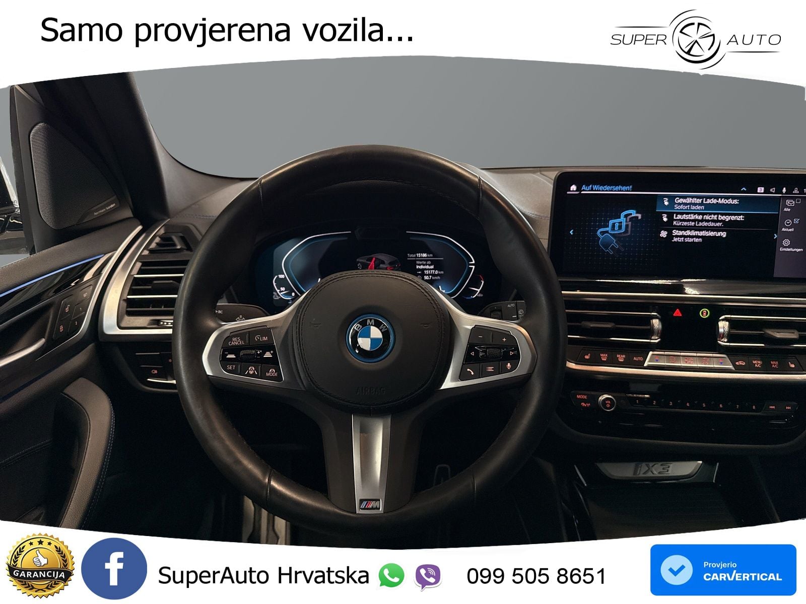 BMW iX3 80 kWh (286 KS) LED+GR SJED+ACC