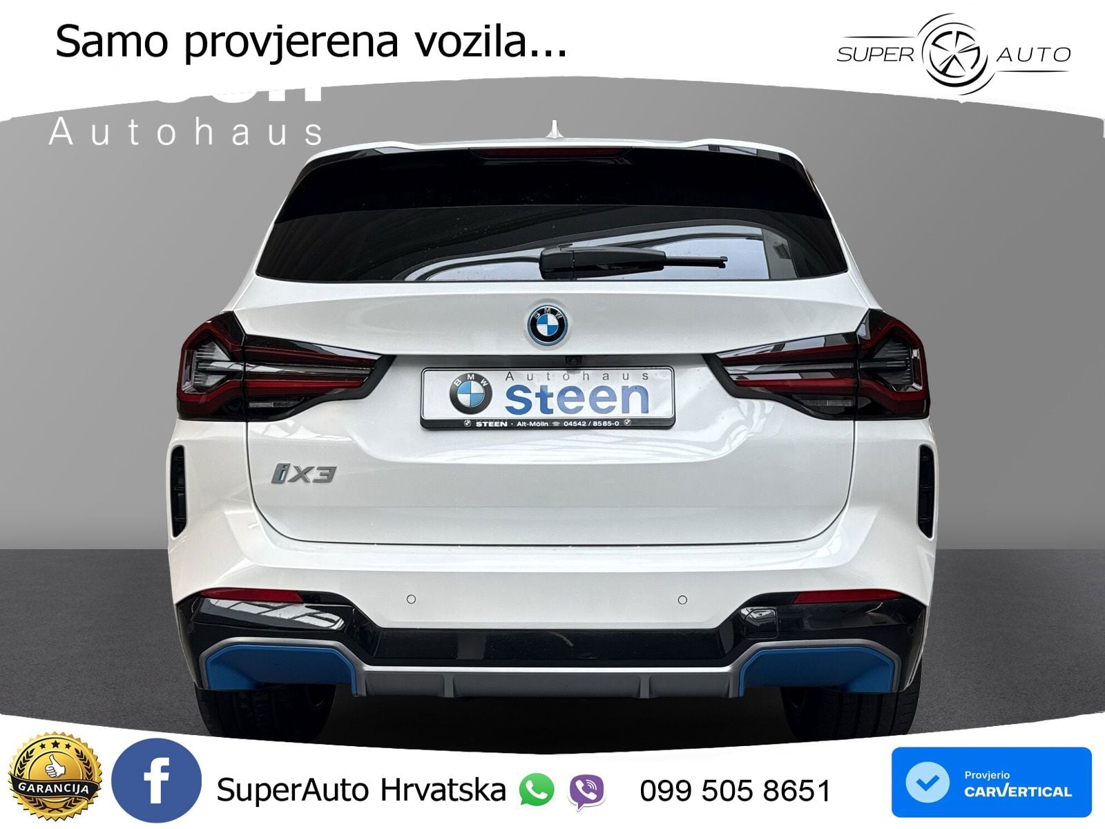 BMW iX3 80 kWh (286 KS) LED+GR SJED+ACC