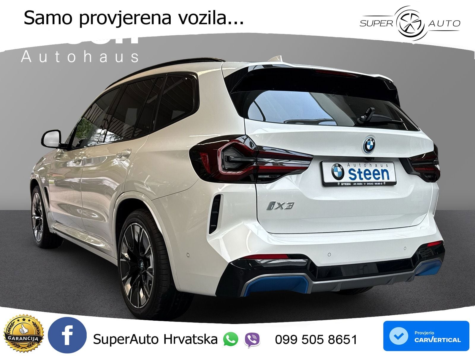 BMW iX3 80 kWh (286 KS) LED+GR SJED+ACC