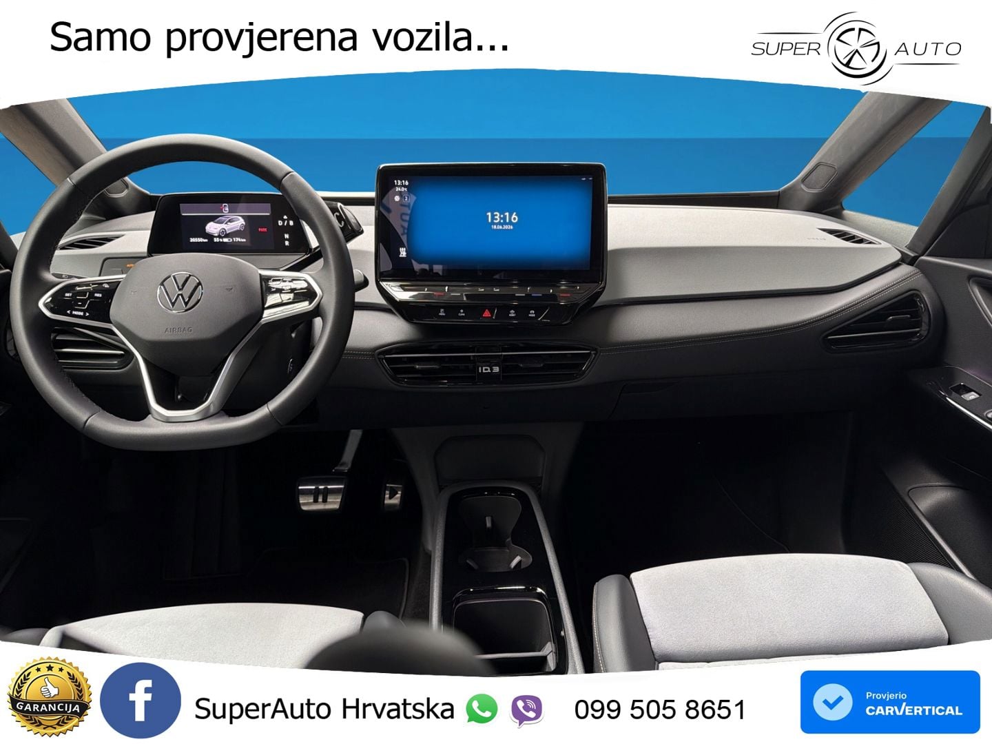 Volkswagen ID.3 Pro 62 kWh (204 KS) LED+GR SJED+ACC