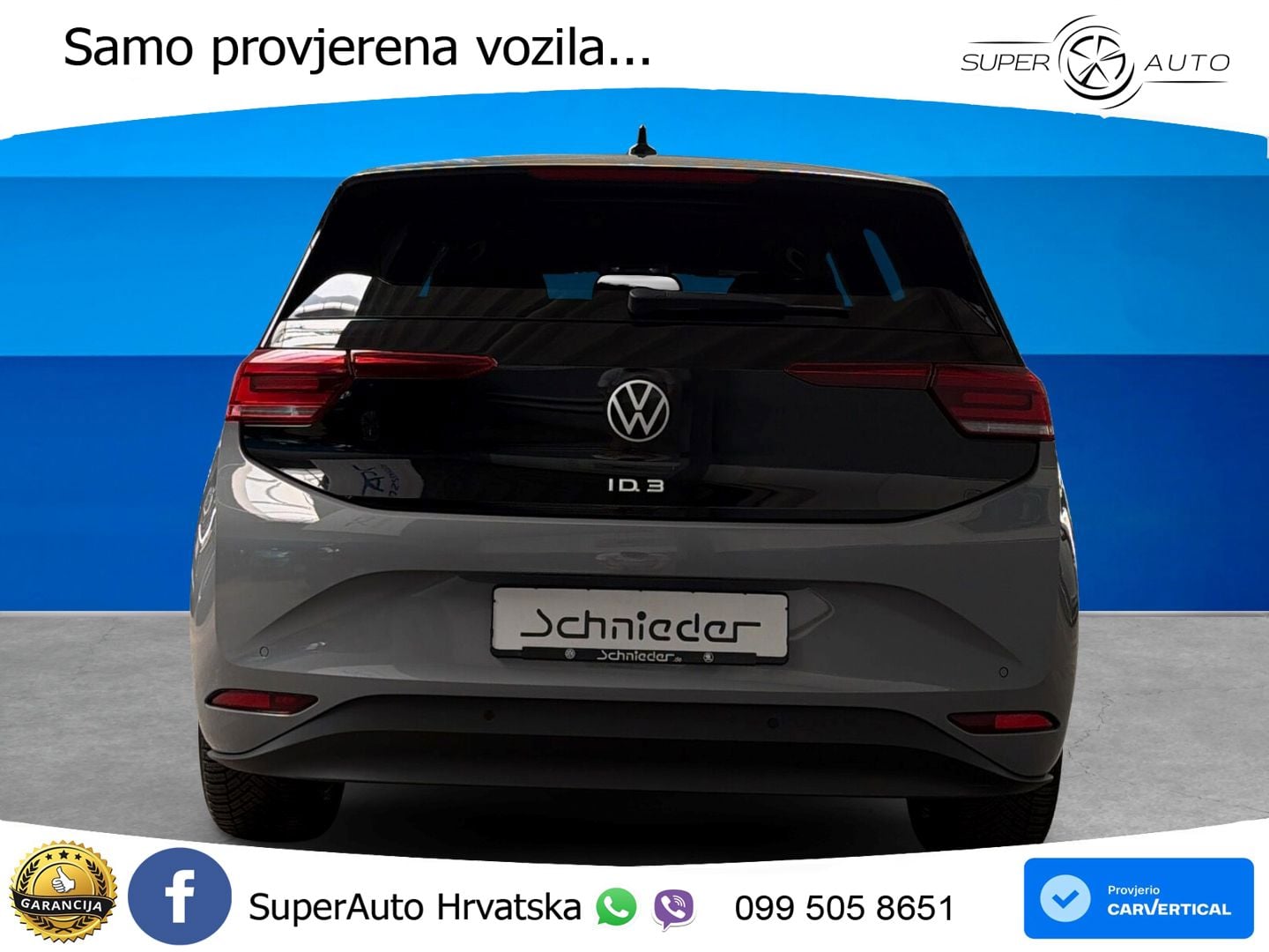 Volkswagen ID.3 Pro 62 kWh (204 KS) LED+GR SJED+ACC