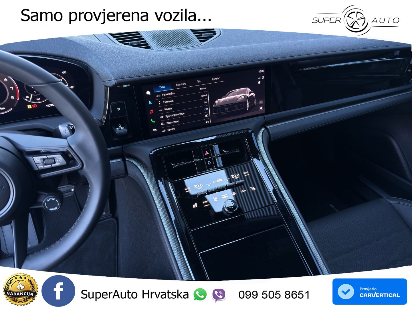 Porsche Panamera 2.9 V6 (353 KS) PDK ZRAČNI+ACC+GR SJED+KAM