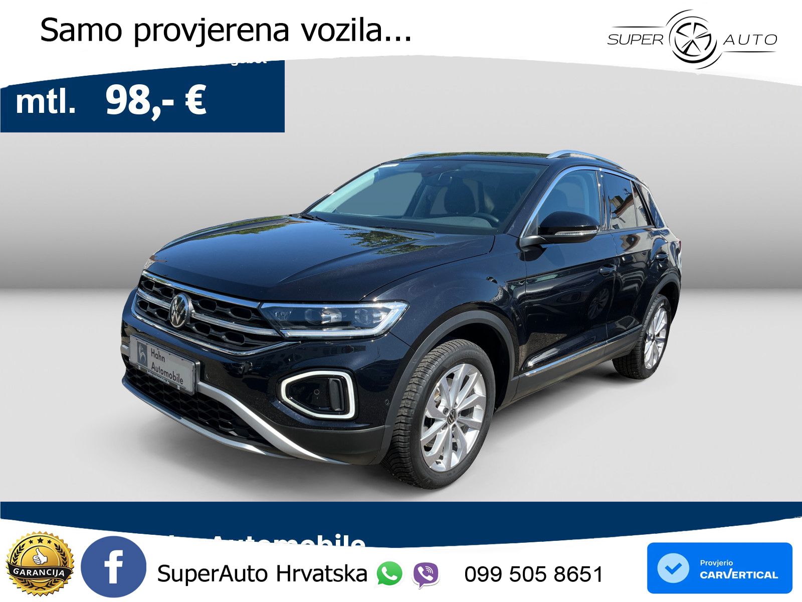 Volkswagen T-Roc I 2.0 TDI (150 KS) DSG LED+GR SJED+ACC
