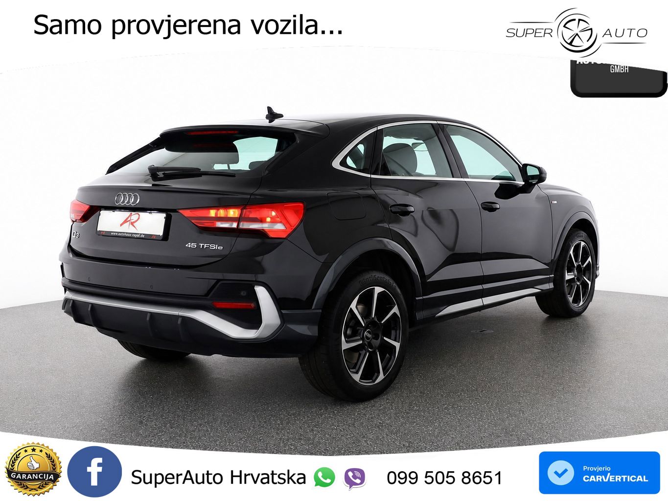 Audi Q3 Sportback 45 TFSIe (245 KS) S tronic S line