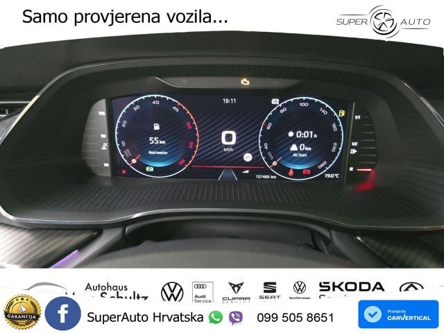 Škoda Octavia Combi RS 2.0 TDI (200 KS) 4x4 DSG LED+GR SJED+ACC
