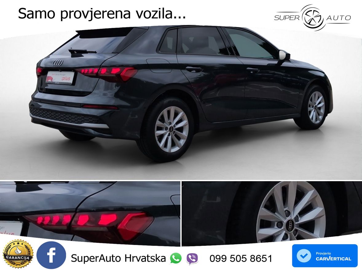 Audi A3 Sportback 30 TFSI (116 KS) LED+GR SJED+ACC
