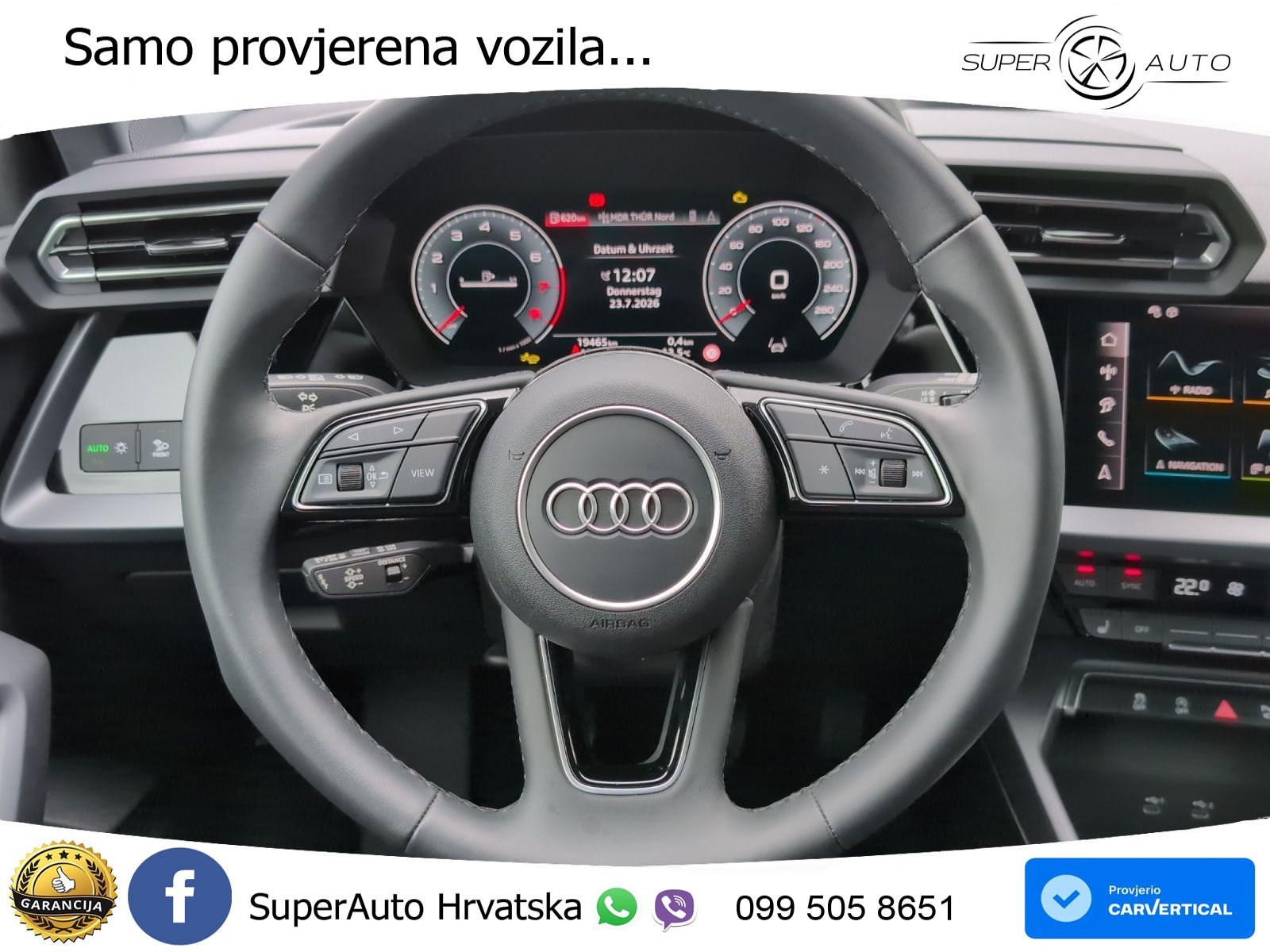 Audi A3 Sportback 30 TFSI (116 KS) LED+GR SJED+ACC